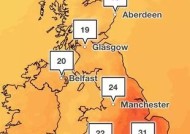 英国天气:英国气象局表示，英国人要在楼下睡觉，因为热浪高达34度