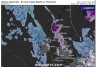 新的英国天气图显示了下周将下雪的所有地区——完整的地区列表