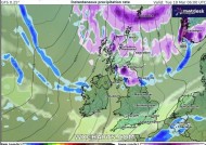 英国降雪地图显示，热浪过后将有小雪，只有2个地区幸免