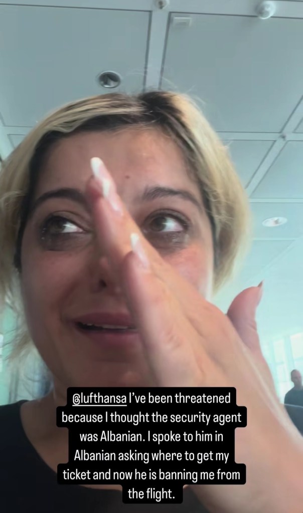 Singer Bebe Rexha claimed she was threatened and banned from her flight for allegedly speaking Albanian to an airport security agent, adding that she was the victim of a hate crime.